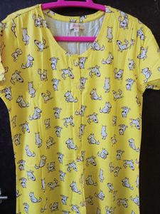 💫Cute Yellow 💛 Short Nightdress