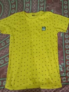 Yellow Patterned T-Shirt