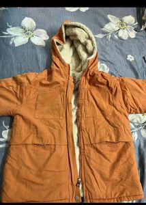 Tan Hooded Jacket