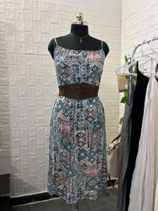 Boho-Inspired Printed Summer Dress