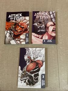 Attack On Titan (volume 1, 2 & 3 )