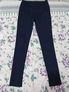 Navy Blue Skinny Leggings