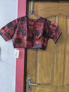Studio Shringar Multicolored Back Open Blouse