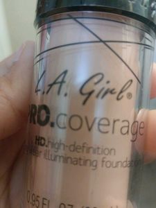 L.A. Girl Pro Coverage Foundation shade: porcelain