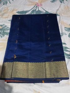 Floral Pattern Silk Saree