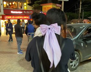 Big Satin Layered Hair Bow For Women
