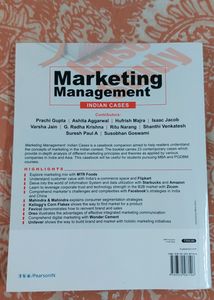 Philip Kotler And Kevin Lane Keller Marketing Management Textbook with Freebie Marketing Management Indian Cases