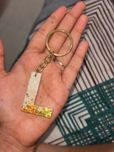 Alphabetic Resin Keychains