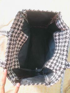 Houndstooth Tote Bag