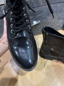 Black Combat Shoes For Women