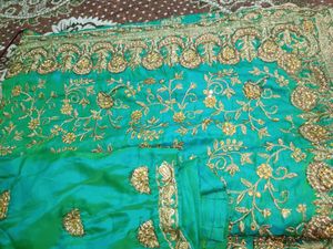 Elegant Green Saree