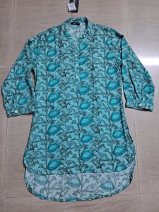 Floral Print Tunic Top