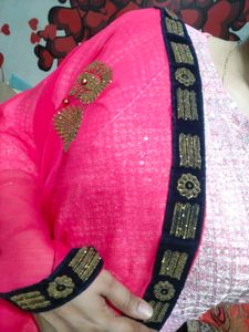 Beautiful Saree Red Colour Grab It Now
