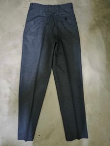 Grey Pleated Trousers