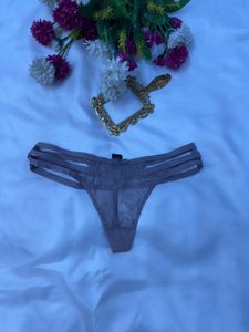 Lace Detail Thong
