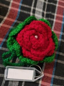 Red Rose Keychain