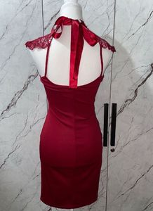 Burgundy Bodycon Dress