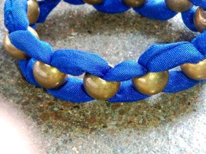 Blue &amp; Gold Bracelet