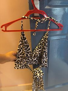 Leopard Print Crop Top