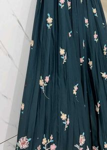 Elegant Teal Green Lehenga Choli Set