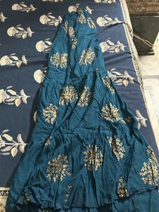 Ethnic Skirt With Full Gher