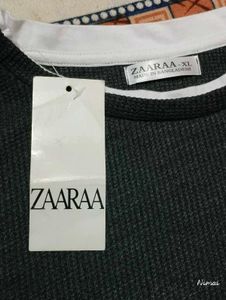 Zara Gray Long Sleeve Tshirt