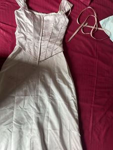 Blush Corset Maxi Dress