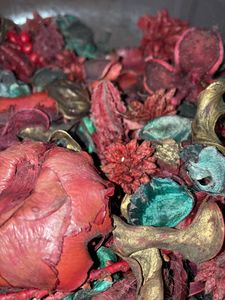 Potpourri And Glass Bowl