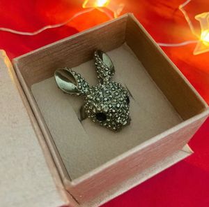 Deer Cocktail Statement Ring