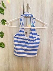 Striped Halter Top