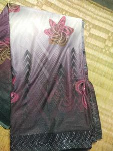 Elegant Floral Saree