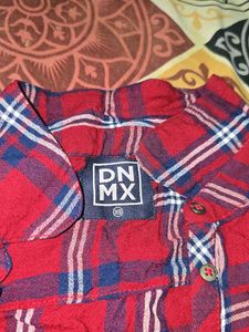 Red and Blue Plaid Shirt