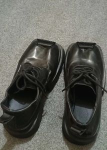 Chunky Gothic Platform Derby Shoes