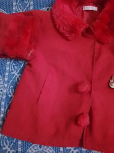 Cute Red Baby Coat