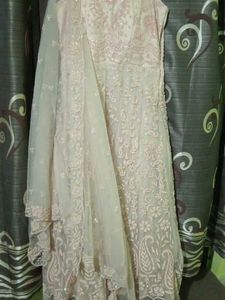 Ethnic Gown New Not Weared Sleeves Also Available