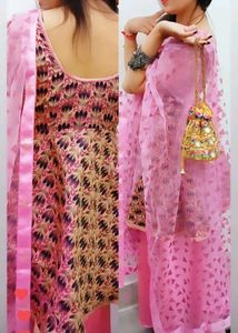 Anarkali Style Dress With Skirt Plazo 😍