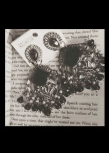 elegant purple earrings In Sale