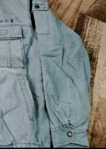 DENIM Vintage Workwear heavy FUR Jacket