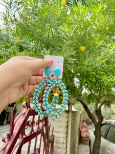 Turquoise Statement Earrings