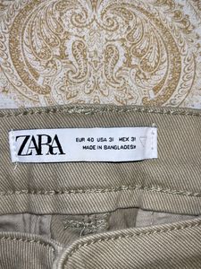 Zara Beige Semi Formal Pants Men