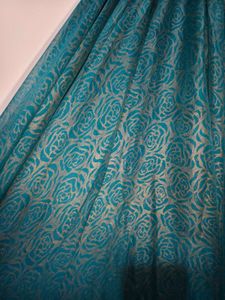 Teal Maxi Skirt Free Size Fixed Price