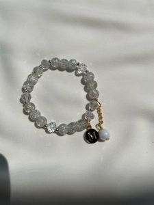 Strechible Stone Alphabet Bracelet