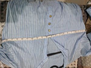 Cotton Striped Kurti, Worn Only once