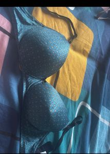 Elegant Teal Bra
