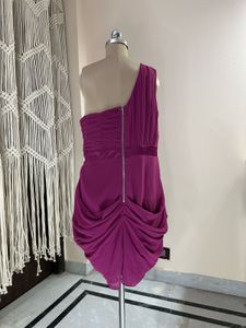 Elegant Purple Party Dress