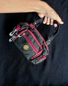 little vintage denim hand Bag