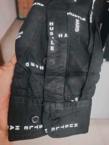 Max Solid Black Shirt