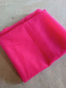 Hot Pink Tulle Gown Fabric