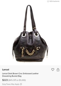 Lancel Bucket Bag