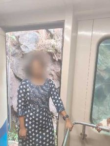 Elegant Blue Printed Kurti